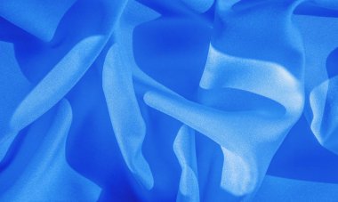 Doku, arka plan, desen, masif açık mavi ipek saton kumaş