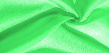 Doku, arka plan, desen, yeşil renk ipek kumaş. Bu s