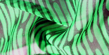 doku arka plan desen duvar kağıdı. Yeşil pembe siyah ipek fabr