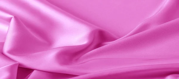 Texture. Tissu de soie rose. éclat brillant et caractéristique — Photo