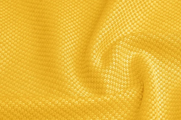 Tekstura tła, wzór tkanina ciepła wełna z zszywane YEL — Zdjęcie stockowe
