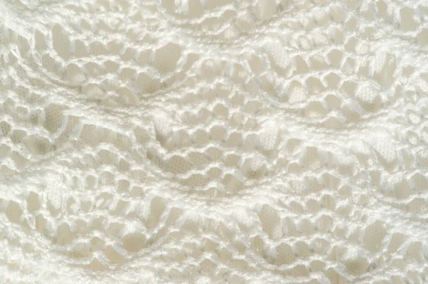 Texture, fond, motif. tissu de dentelle blanche. Ce merveilleux — Photo