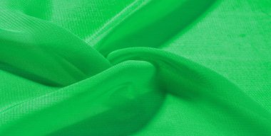  doku arka plan desen yeşil ipek kumaş. Bu ipek organze