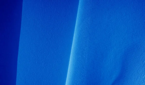 Picture. Texture, background. Blue sapphire silk fabric. This lu — Stock Photo, Image