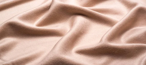 Texture, background, pattern. Fabric warm wool, beige, pastel sl — Stock Photo, Image