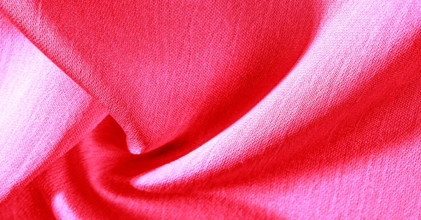 Fondo patrón textura fondo de pantalla, tela de seda rosa carmesí . —  Fotos de Stock