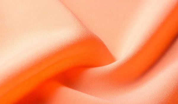 Gambar Tekstur, latar belakang kain sutra Orange. Memiliki wonderf sebuah — Stok Foto