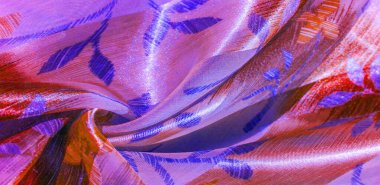 doku, arka plan. Metalik ipek kumaş. Ele eklemek için ideal