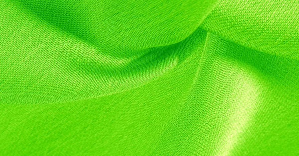 Fondo, patrón, textura, papel pintado, tela de seda verde. Es h —  Fotos de Stock