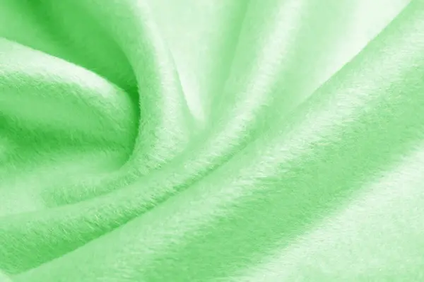 Tekstur, latar belakang, pola. Wol hangat kain hijau, tebal — Stok Foto
