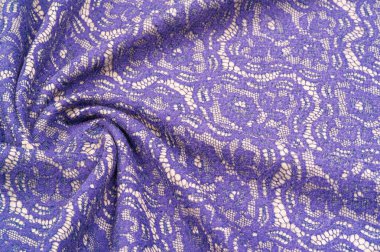 Arka plan dokusu. Şablon. Dantel kaplı sıcak yün kumaş