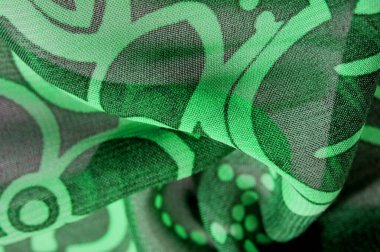 doku arka plan desen duvar kağıdı. Yeşil pembe siyah ipek fabr