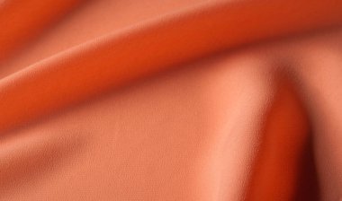 Resim Doku, arka plan Turuncu ipek kumaş. Bir mucizesi var.