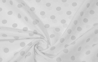 Dokulu arka plan, siyah ve beyaz polka nokta ipek kumaş. Bu