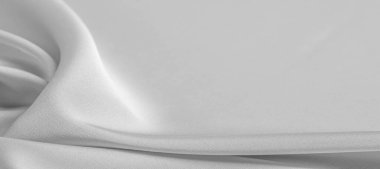arka plan dokusu, desen. Beyaz ipek kumaş. Pürüzsüz bir 
