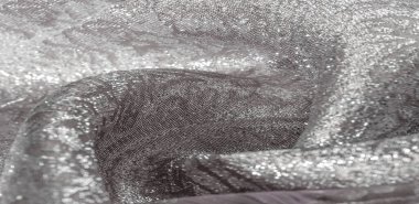 Doku arka planı, desen. beyaz brokar kumaş. Organze broca