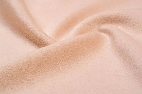 Texture, background, pattern. Fabric warm wool, beige, pastel sl — Stock Photo, Image