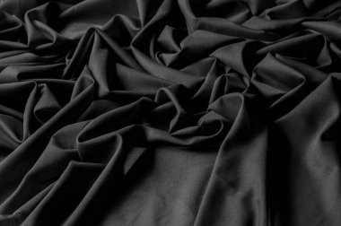 Dokulu arka plan Planları, Siyah kumaş. Li bu hafif kumaş