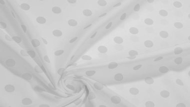 Dokulu arka plan, siyah ve beyaz polka nokta ipek kumaş. Bu