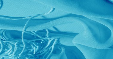 Arka plan, desen, doku, duvar kağıdı, mavi soluk ipek fabr