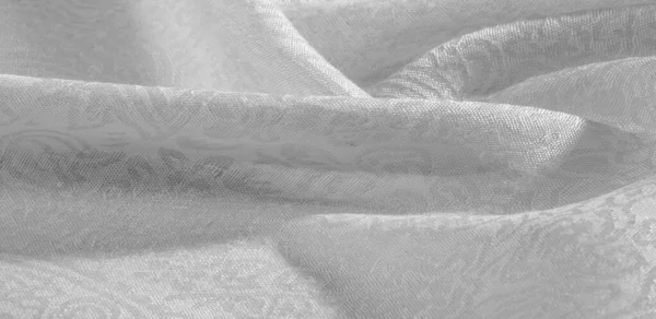 Textura fondo patrón tela floral ornamento blanco. Este co —  Fotos de Stock