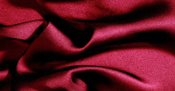 Fondo, patrón, textura, papel pintado, tela de seda roja. Añadir un — Foto de Stock