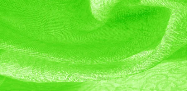 Textura fundo padrão tecido floral ornamento verde. Este co — Fotografia de Stock