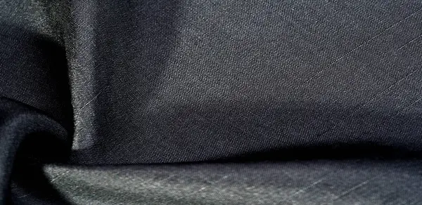 Textura, fundo, padrão, cor preta, tecido. tecido de algodão — Fotografia de Stock