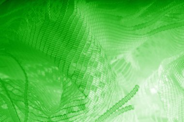 Doku, arka plan, desen. yeşil tül. Daha ağır w ile ince