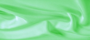 arka plan dokusu, desen. Yeşil zümrüt ipek kumaş. Bu wil