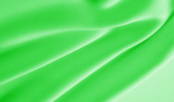 Imagem. Textura, fundo. tecido de seda verde esmeralda. Este eu — Fotografia de Stock