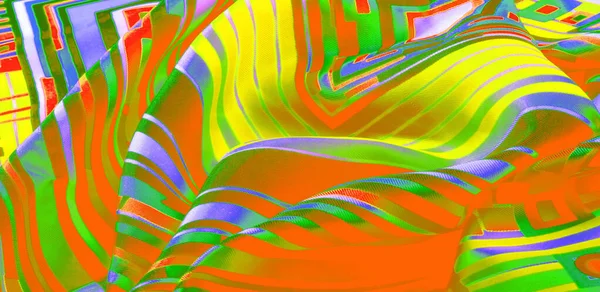 Textuur patroon. zijde stof in geometrische abstracte vormen. Puin — Stockfoto