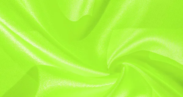 纹理绘画 美丽的丝绸绿色褶皱瓷器，创造 e — 图库照片