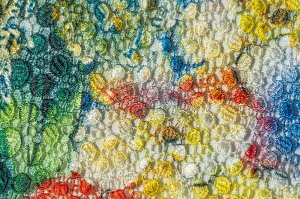 Arka plan dokusu; Desen. Yapıştırılmış dantel çizgili kumaş. Mult — Stok fotoğraf