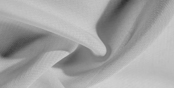 Vzorek pozadí textury bílé hedvábné tkaniny. Tento hedvábný orgán — Stock fotografie