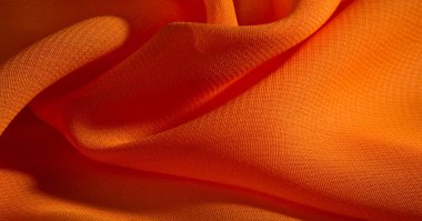 arka plan, desen, doku, Turuncu ipek kumaş parlak bir