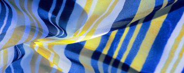 Arka plan dokusu. çok renkli çizgili ipek kumaş. Meksika co