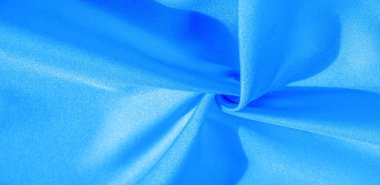 Doku, arka plan, desen, mavi ipek kumaş. Bu ipek 