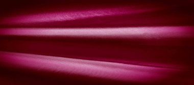 doku, kırmızı ipek kumaş panoramik fotoğraf. İpek Dük ruh saton -