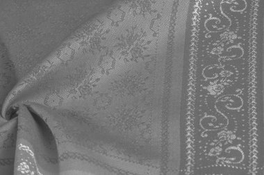 doku arka plan deseni. siyah ve beyaz kumaş. Bu avai