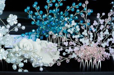 Doku arka planı, desen. Sanatsal çok renkli cam, applie