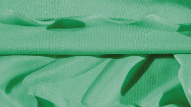 Doku, arka plan, ipek kumaş, yeşil kadın şal Uygun