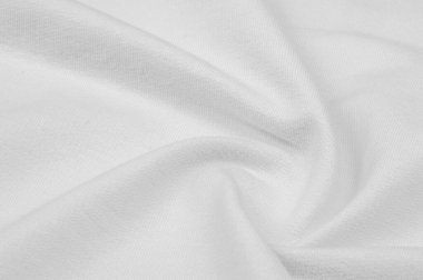 Doku arka plan deseni. Kumaş beyaz örülmüş. Bu st