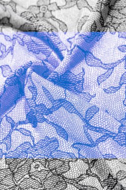 doku, arka plan, desen. Dantel patter ile ipek beyaz kumaş