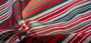 Arka plan dokusu. çok renkli çizgili ipek kumaş. Meksika co