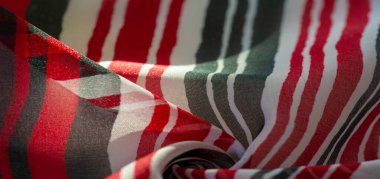 Arka plan dokusu. çok renkli çizgili ipek kumaş. Meksika co