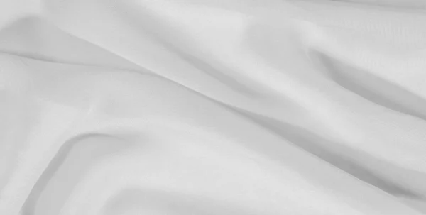 Υφή μοτίβο φόντο του λευκού μεταξιού ύφασμα. Αυτό το μεταξωτό όργανο — Φωτογραφία Αρχείου