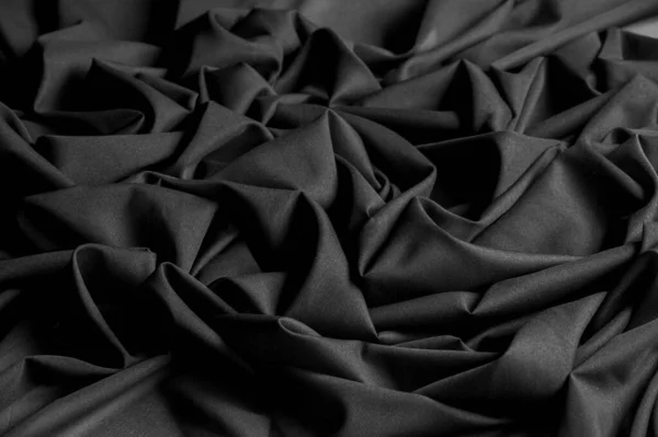 Textúrázott háttér tervek, fekete szövet. Ez a könnyű szövet Li — Stock Fotó