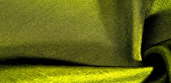 Tekstur, latar belakang, pola, warna mustard, kain. kain katun — Stok Foto