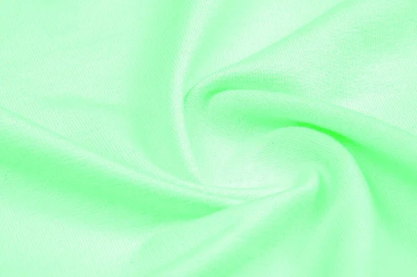 Textura, pozadí, vzorek. Pletená textilie zelená. zelený trávník — Stock fotografie